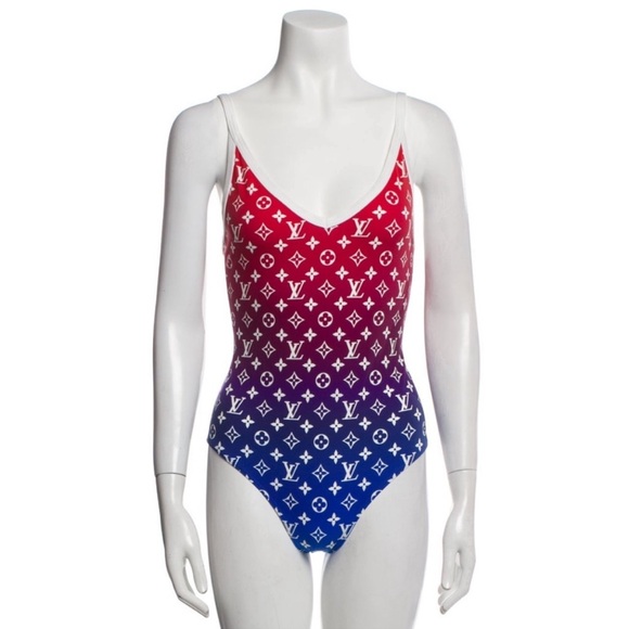 限定品【LOUIS VUITTON】Open-Back LV Pin One-Piece Swimsuit Open-Back LV Pin One-Piece Swimsuit - Ready-to-Wear | LOUIS